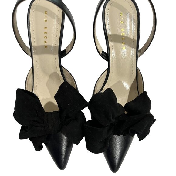 Mia Becar Alessandra Slingback 70 in Black - Picture 5 of 9